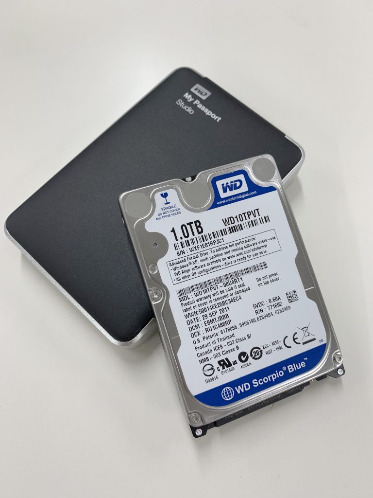 WD WDBK8A0010BBK-00　MyPassportからのデータ復旧